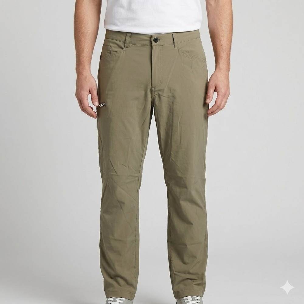 Orvis Technical Hiking Pants Lightweight Water Repellent 38x30 Olive Green